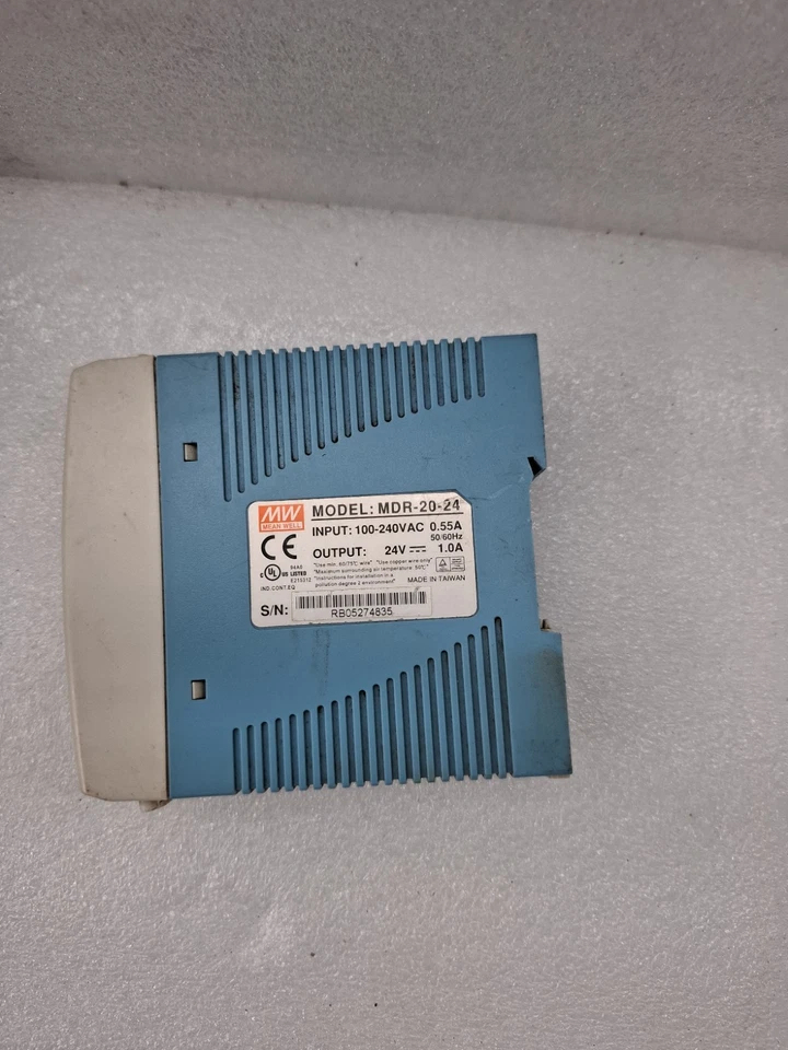DIN rail power supply MEAN WELL MDR-20-24 switching power supply power supply 24